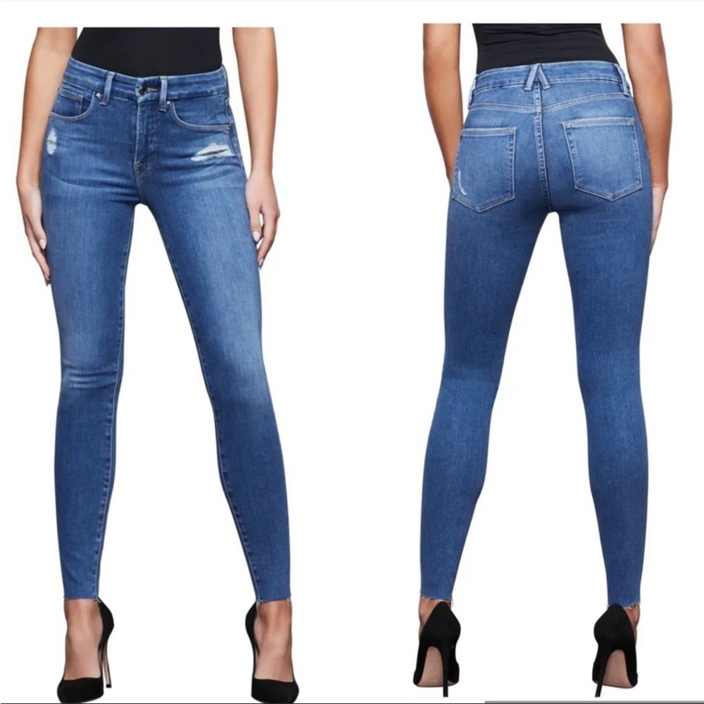 NWT Good American Good Legs High Waist Skinny Jeans, Size 25